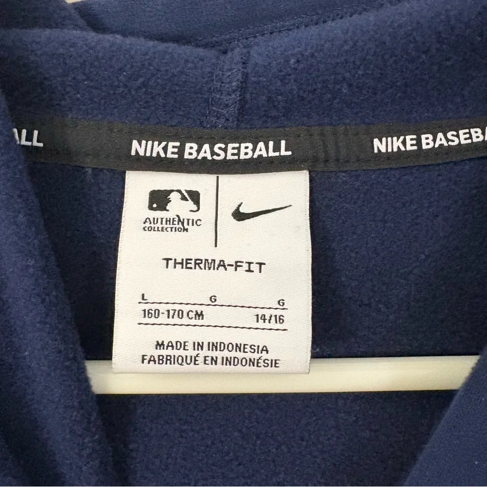 Nike Baseball Houston Astros Hoodie sweatshirt kids large (14-16) blue cl - Picture 3 of 7